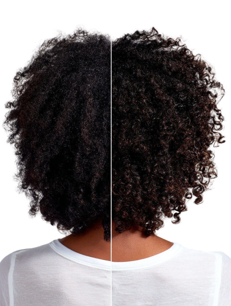 Boucles définies après application de Curl Me Baby sur cheveux 4a